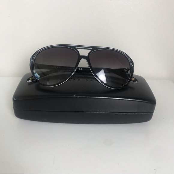 New Ralph Lauren Aviator Sunglasses Model 5123 - Picture 9 of 10